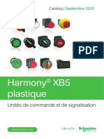 Catalogue Harmony XB5 Plastique Unités de Commande Et de Signalisation Ø 22 - Français 09-2020