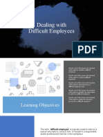 Training and Development Dealing With Difficult Employees Deuel