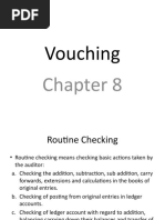 Auditing Lecture 8 Vouching