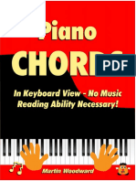 Piano Chords in Keyboard View