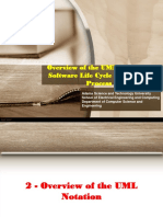 Overview of The UML Notation, Software Life Cycle Model and Process