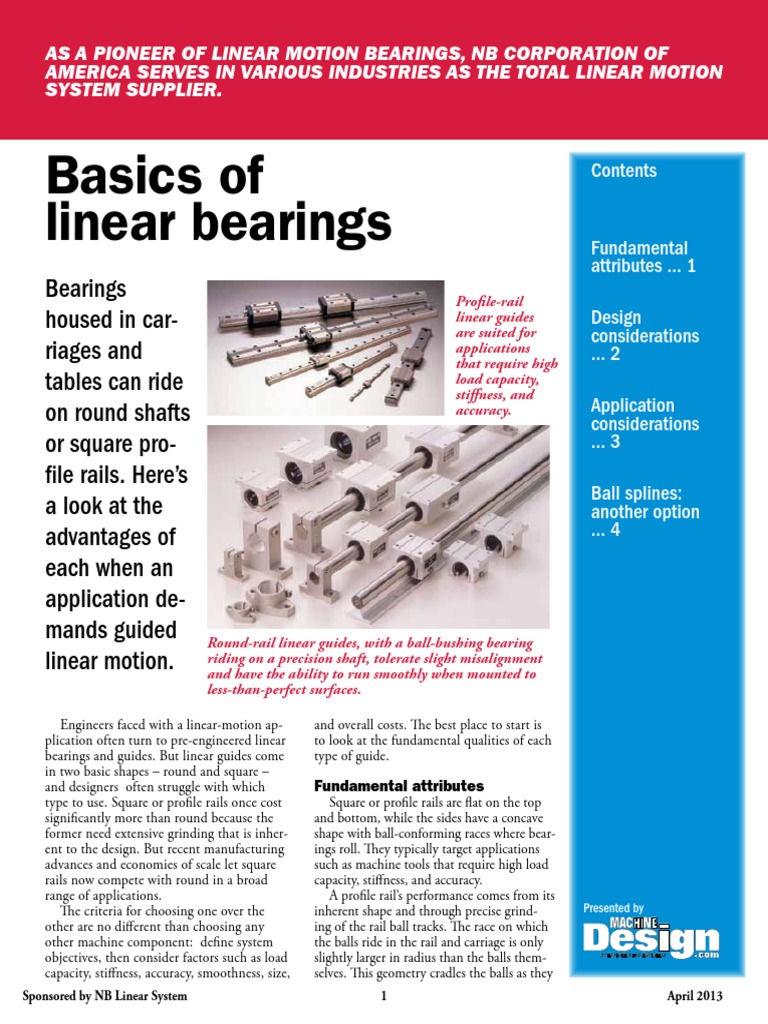 Round vs. Square Linear Guides Explained | PDF