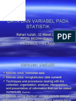 Data and Variables in Statistics