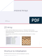 Multidimensional Arrays: Lesson 77