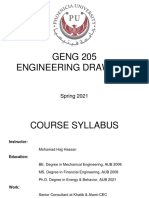 GENG 205: Engineering Drawings