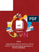 Tarea - Organización de Detalle en El Texto.