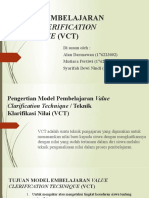 Power Point MODEL PEMBELAJARAN VALUE CLERIFICATION TECHNIQUE (VCT)