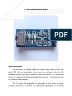 IR Receiver Module Detects Remote Control Signals