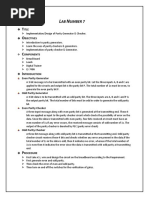 4-Bit Parity Generator and Checker Lab | PDF | Computer Engineering ...