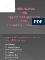 Familiarization With Apparatus Equipment StudentCopy
