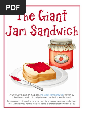 Giant Jam Sandwich Complete