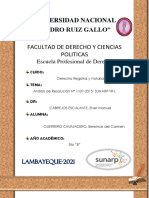 DR - ANALISIS DE LA RESOLUCION 1107-2015