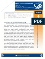 Modul 4. (Faktor-Faktor Produksi Dalam Usahatani)