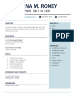 Resume Web Design