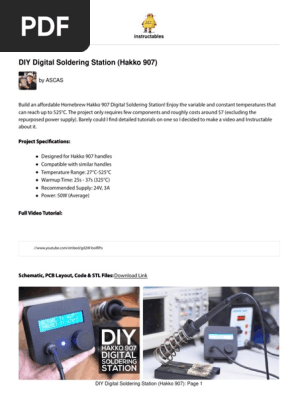 DIY Digital Soldering Station