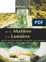 Burensteinas Patrick - De La Matiere a La Lumiere
