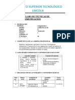 Silabo Tecnicas - de - Comunicacion