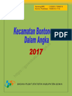 Kecamatan Bontonompo Dalam Angka 2017