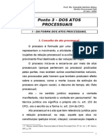3 - DOS ATOS PROCESSUAIS - 2005