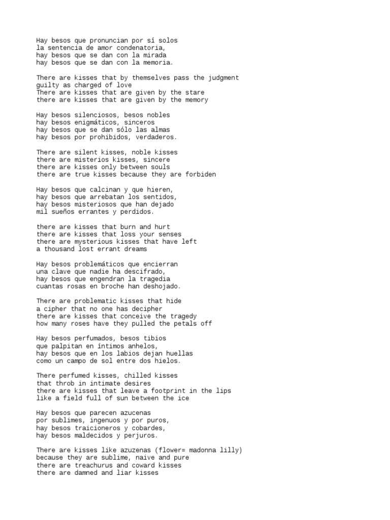 Besos Gabriela Mistral Pdf