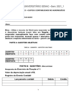 Gabarito - 2021 - Da - Ado - 2 Autoavaliação - CC Agronegocio