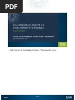 SAS Compliance Solutions 7.1 Fundamentals For Consultants: Suppression