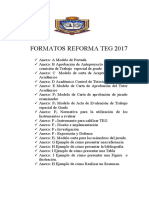 Formatos Teg Reforma 2017