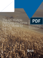 The AIR Multiple Peril Crop Insurance (MPCI) Model For The U.S