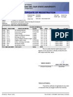 Certificate of Registration: 2020-2021 / 2ND SEMESTER - , Tandag City, Surigao Del Sur