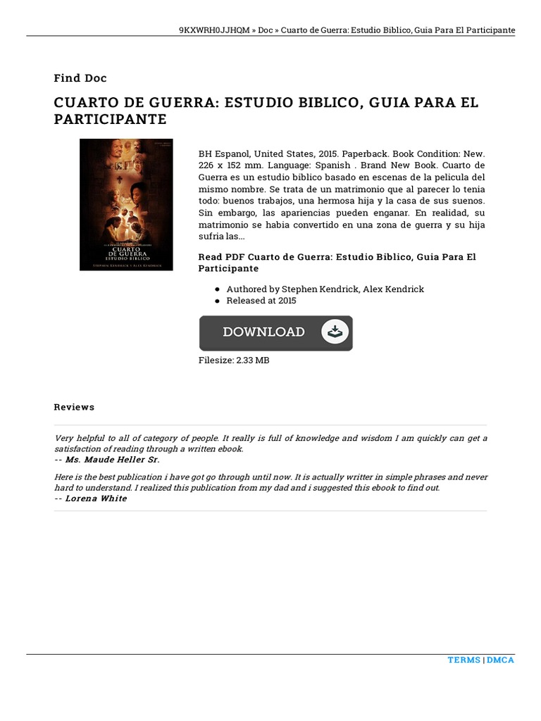 Cuarto de Guerra: Estudio Bíblico Gratis | PDF