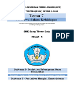 RPP Pjok Kelas 5 Tema 7 K13 Revisi 2019