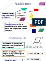 Parallelograms: Quadrilateral Opposite Sides Parallel