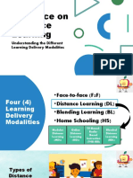 Guidance On Distance Learning