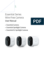 Essential Series Wire-Free Camera: User Manual