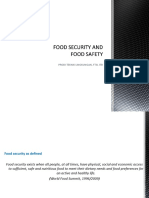 Week 16 - Food Security and Food Safety