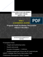 Analisis Faktor Risiko Penyakit Tidak Menular