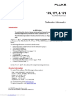 Calibration Information: True RMS Multimeters