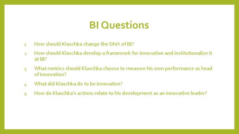 BI Questions | PDF