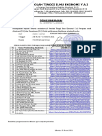 Pengumuman Link Dosen P.A