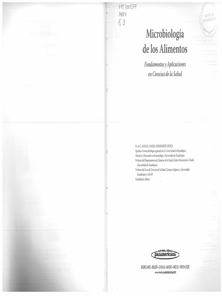 Microbiologia de Los Alimentos - Hernández | PDF