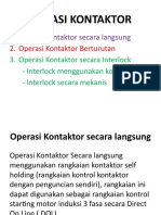 Operasi Kontaktor