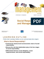 Social Responsibility and Managerial Ethics: Stephen P. Robbins Mary Coulter