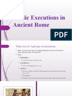 Public Executions Ancient Rome
