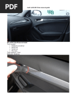 Audi A4 B8 Trim Removal Guide