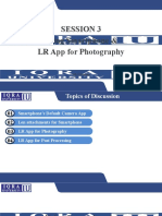 Session 3 Using Smartphone & LR App For Photography: Ali J Vastani