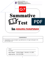 First Summative Test