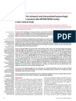 2010 Risk Factors for Ischaemic and Intracerebral Haemorrhagic Stroke in 22 Countries (the INTERSTROKE Study)