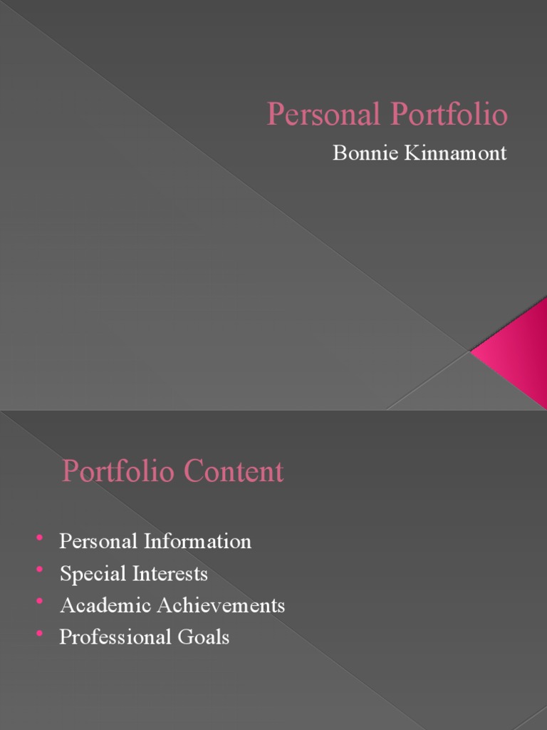 Personal Portfolio | PDF