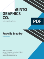 Blue Graphic Design Business Card