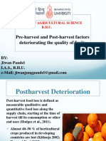 Pre-Harvest and Post-Harvest Factors Deteriorating The Quality of Fruits